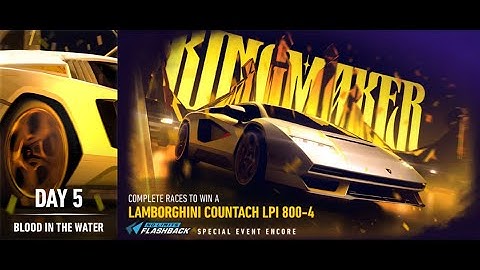 Need For Speed™ No Limits - KINGMAKER (LAMBORGHINI Countach LPI 800-4) Day 5
