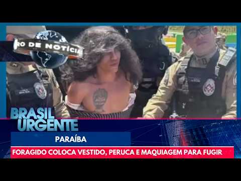 Fugitive wanted for 10 murders tries to escape police in disguise | Brasil Urgente