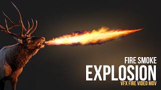 Fire Smoke Explosion | Vfx video tutorial editing | how to fire effect