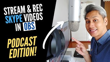 How to live stream and record Skype interview in OBS Studio