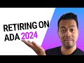 How im going to retire on ada  staking ada boosted ada rewards 2024