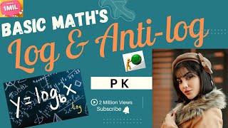 Log &amp; Anti-log Basic math&#39;s #NEET#JEE#IIT