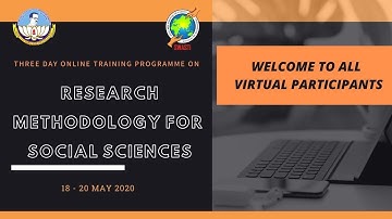 Day 1 - Session I - Fundamental Tenets of Doing Scientific Research