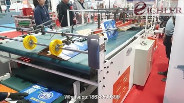 Semi automatic folder gluer machine folding gluing machine lock bottom three points