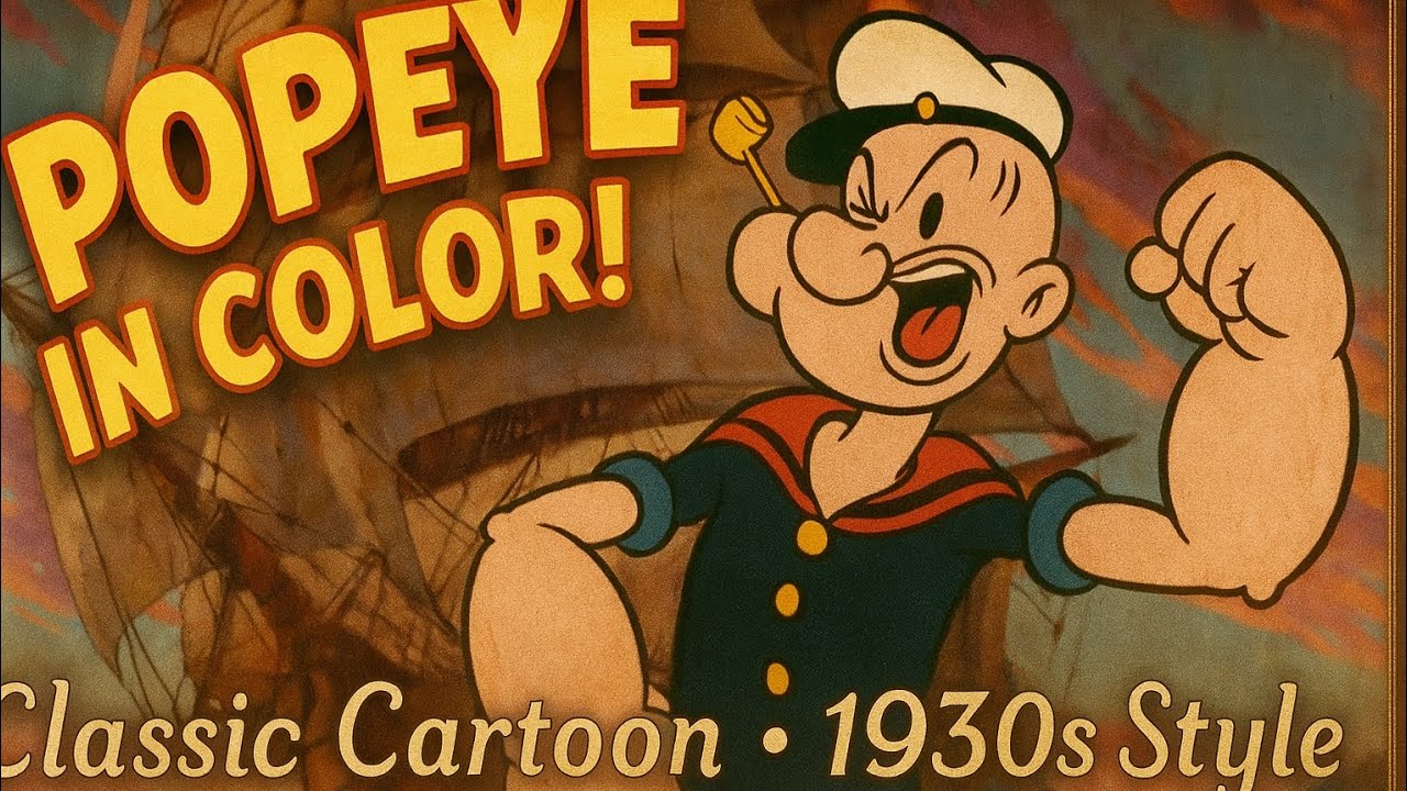 A Popeye Color Feature | Classic Max Fleischer Cartoon in Full Color ...