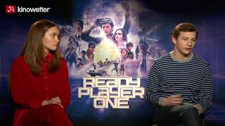 Famous Interview Tye Sheridan & Olivia Cooke READY PLAYER ONE Profile