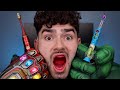 Marvel Vs DC Toothbrush Battle Marvel Vs DC Toothbrush Battle