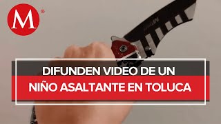 Denuncian a nino que asalta afuera del Mercado 16 de Septiembre en Toluca