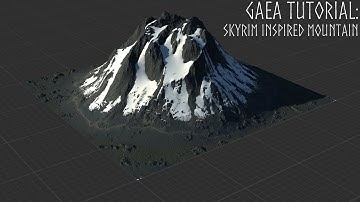 Gaea Tutorial: Skyrim Inspired Mountain Shape using Plates node