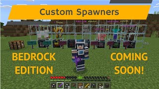 Custom Spawners - Minecraft Bedrock Edition 2022