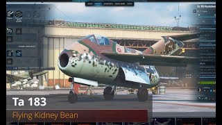 World of Warplanes | Ta 183 | Flying Kidney Bean | Tier IX Fighter