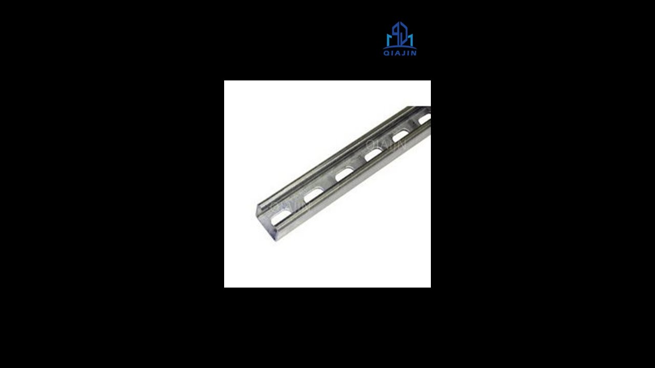 Acero de canal de puntal ranurado galvanizado/Galvanized C strut channel