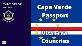 Cape Verde Passport Visa Free Countries (2023)