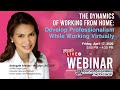 The Dynamics of Working From Home | Abbygale Arenas - de Leon, AICI CIP