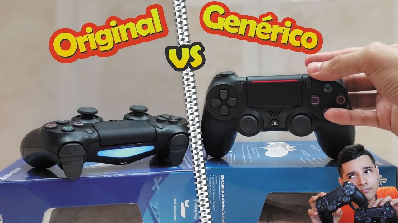 diferencias mando PS4 original VS genérico 