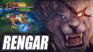 Wild Rift Rengar Jungle Gameplay in Season 13 (Build & Runes)