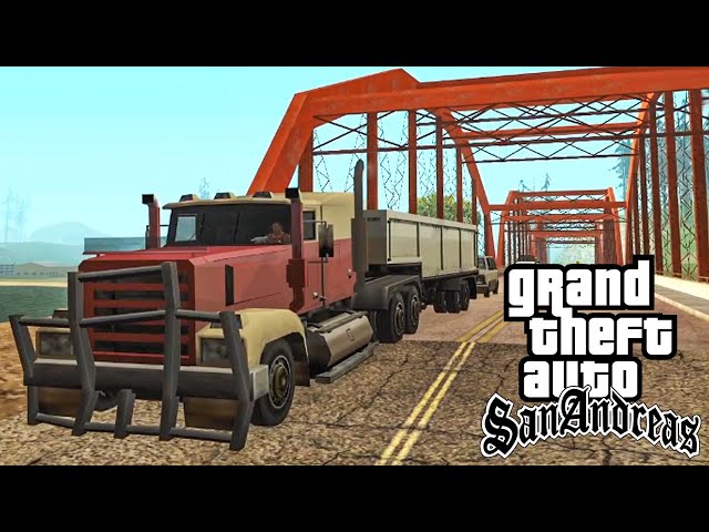 GTA San Andreas #28 - VIREI CAMINHONEIRO! (Missões de Caminhão