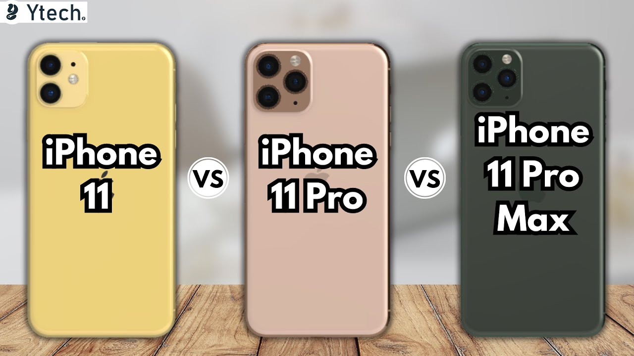 Iphone 11 Pro Max Vs Iphone 11 Pro iPhone 11 vs iPhone 11 Pro vs iPhone 11 Pro Max | Full Comparison - YouTube