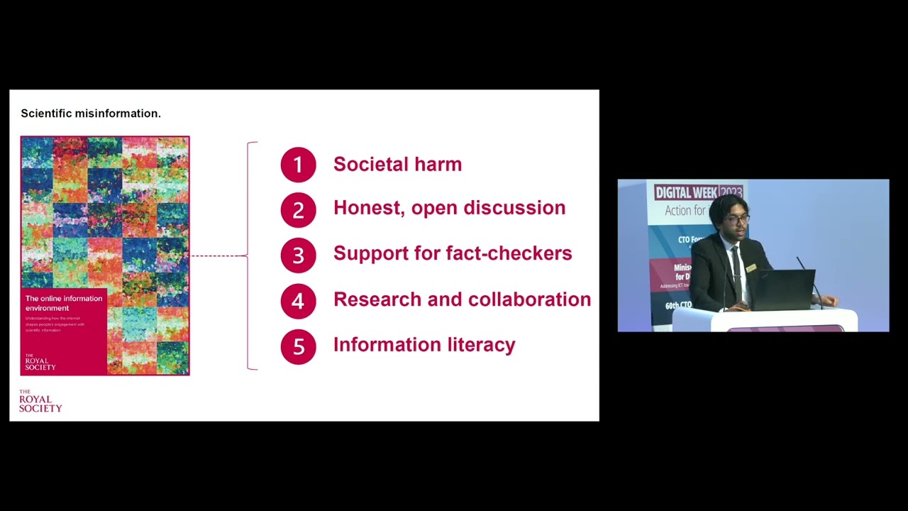 Mr Areeq Chowdhury, Head of Policy (Data and Digital Technologies), The Royal Society