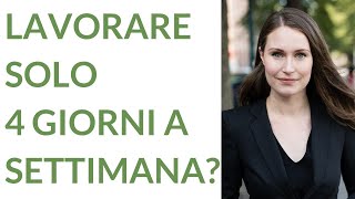 Lavorare 4 giorni a settimana, 6 ore al giorno: la proposta del premier della Finlandia Sanna Marin