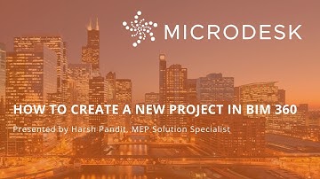 How to Create a New Project in BIM 360