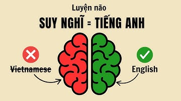 Làm thế nào để não bạn SUY NGHĨ bằng TIẾNG ANH?