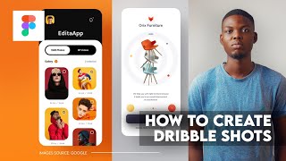 UI/UX TUTORIAL: How to Create Dribble Shots.