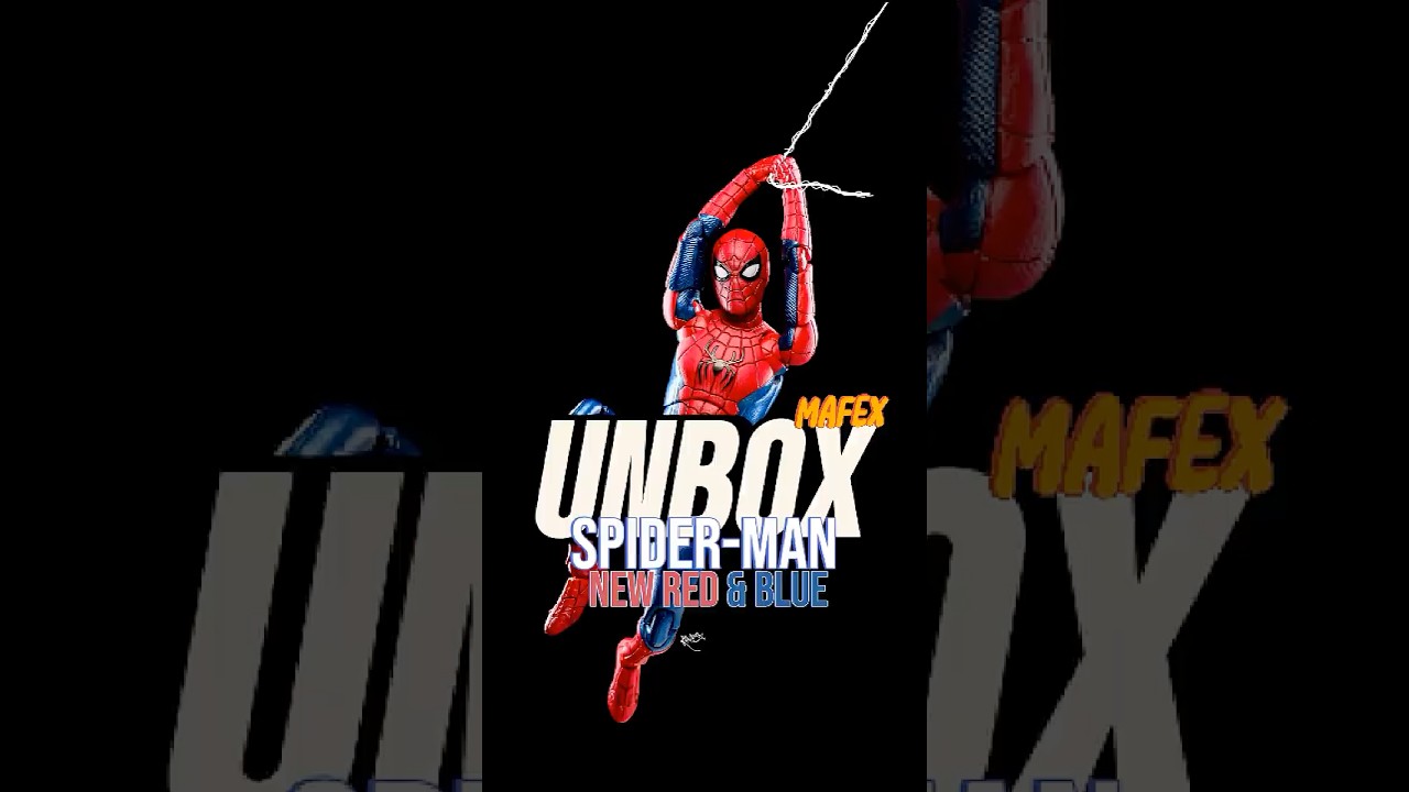 Quick Unboxing Mafex Spider-man New Red & Blue suit !! #spiderman 