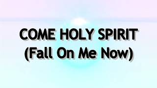 Video thumbnail of "COME HOLY SPIRIT (Fall On Me Now) | Instrumental with Lyrics"