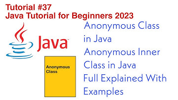 Anonymous Class in Java | Anonymous Inner class in Java | Using Class & Interface  | Full Explained