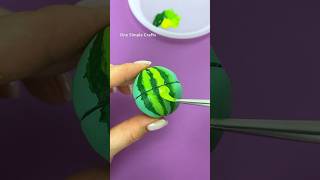 DIY watermelon for slime #diy #slime #crafts
