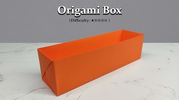 Origami Rectangular Box | Step-by-Step Folding Guide