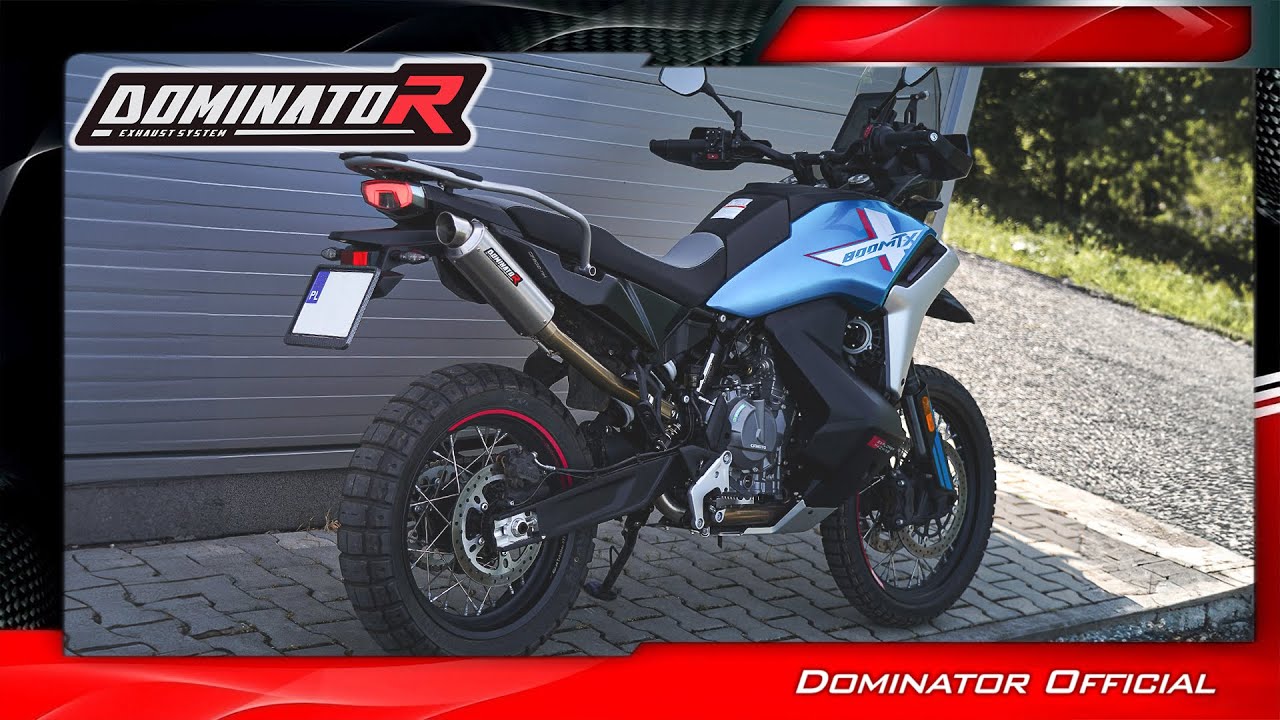 CF MOTO 800 MT-X 2025 | Stock Exhaust vs Dominator | Soundcheck