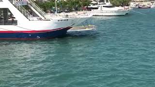 Oversteek naar Poros Griekenland  2017
