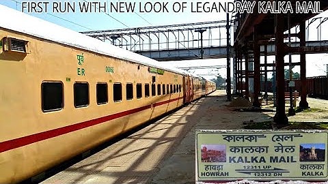 First New Look Run Of Legandray 12311 Kalka Mail Upgraded To Utkrist Coach Lead By HWH WAP7