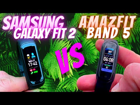 Budget Tracker Battle Between Samsung Galaxy Fit 2 vs Amazfit Band 5 Review and Comparison!