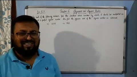 Class 8/ Chapter-6/ Squares and Square Roots/ Exercise 6.3/ Q5 and Q6/ ncert.mp4