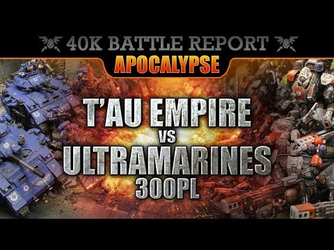 *new-rules*-t'au-empire-vs-space-marines-warhammer-40k-apocalypse-battle-report-hill-65!