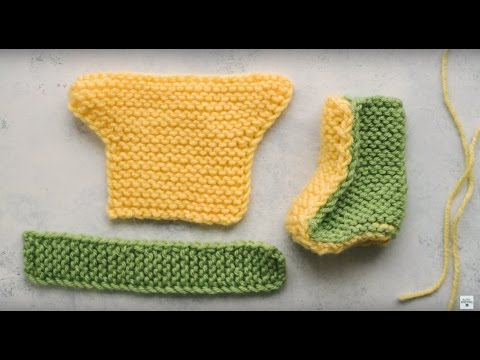 youtube knitting baby booties