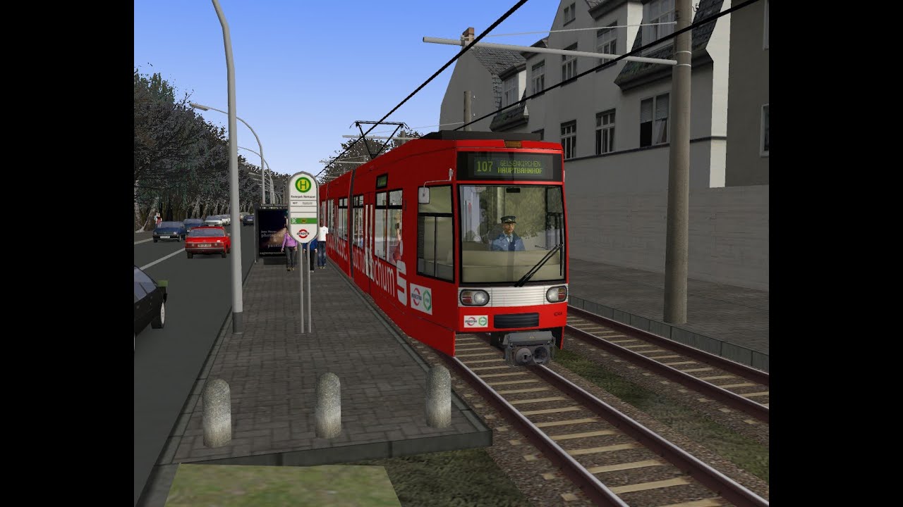 OMSI2 #18 Siemens NF6D. Projekt Gladbeck: Line 107 (1080p 60fps)