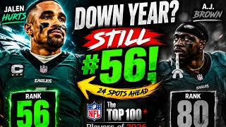 This NFL Top 100 Ranking Says Everything About Jalen Hurts AND AJ Brown