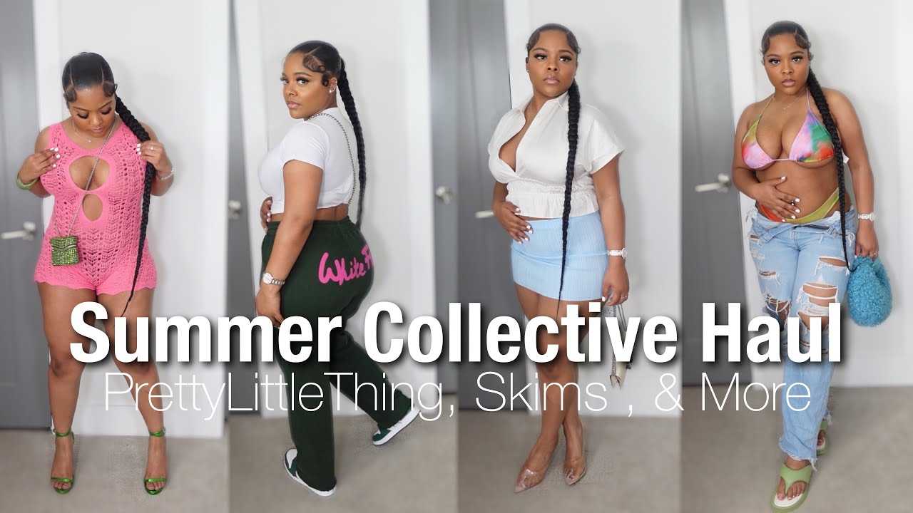 HUGE HAUL / SUMMER LOOKBOOK 💞☀️ | Pretty Little Thing , Zara , Skims