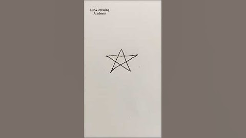 How to draw a easy star⭐#shorts #youtubeshorts #shortvideo #star #short #shortsfeed #art #video
