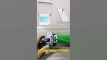 How to set up tubular motor for roller shutter, window shade, light blinds.