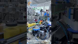 Millet bottle filling capping labeling line,Automatic Jar Filler Capper Labeler Machine,packing line