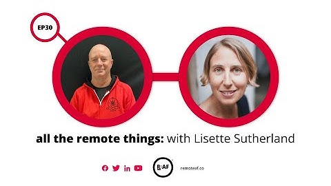 all the remote things with Lisette Sutherland
