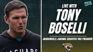 EXCLUSIVE EVP Tony Boselli Joins Jaguars Today at Jacksonville Jaguars Training Camp