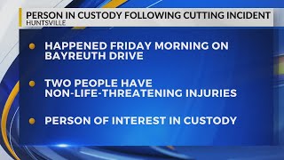 1 in Custody After Cutting Incident in Huntsville | June 2, 2023 | News 19 at Noon