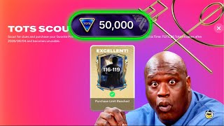 Can You Actually Pack 119 OVR from TOTS Scout?! I Opened All Extra Time Packs #fcmobile