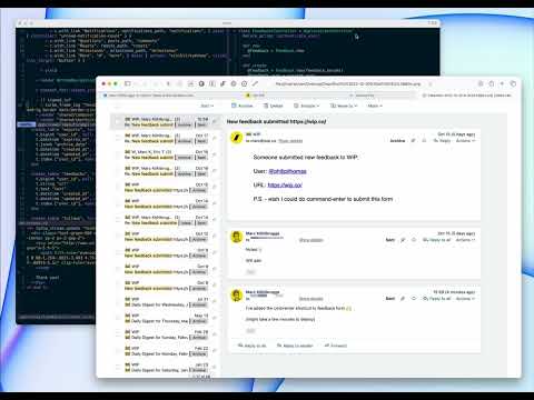 Feedback widget with Tailwind CSS and Hotwire